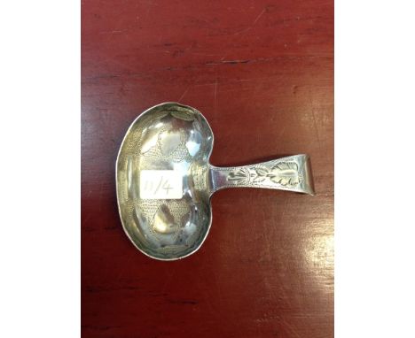 Cocks and Bettridge caddy spoon Birmingham 1809