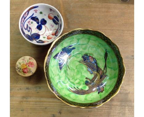 Three pieces ceramics Royal Worcester, Maling etc.