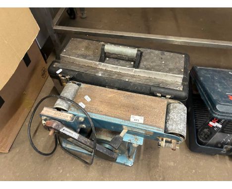 A belt sander