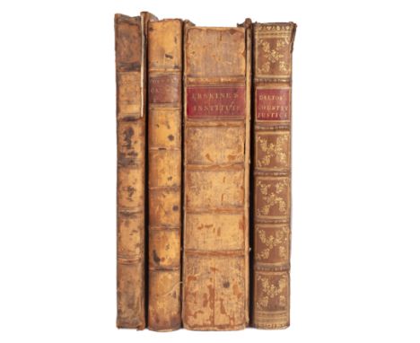 BLOUNT (Thomas) ‘A Law-Dictionary and Glossary…’ 3rd Ed. D. Browne et al London 1717, with m/s additions on end papers, lge, 
