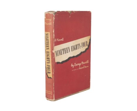 ORWELL (GEORGE) Nineteen Eighty Four 1st American Edition Harcourt Brace &amp; Co., New York 1949, grey cloth d/w with tears 