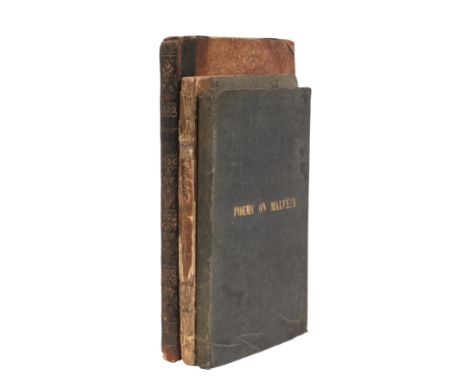 CAPP (Mary Elizabeth) The African Princess and other Poems, Longman et al. Yarmouth 1813. 188/pp, ½ tooled, calf, plus SMITH 