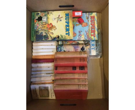 Children’s Books inc Beatrix Potter x 16, Rupert Bear Annuals x6, Compton (Richard) JUST WILLIAM x6, much used condition (28)