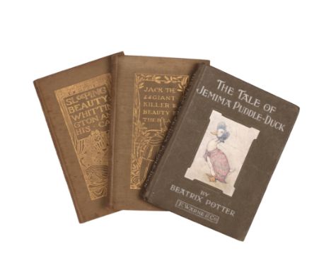 POTTER (BEATRIX) 'The Tale of Jemima Puddleduck', 1st Ed., Warne London, 1908grey/green bds plus RHYS (Grace) .Banbury Cross 