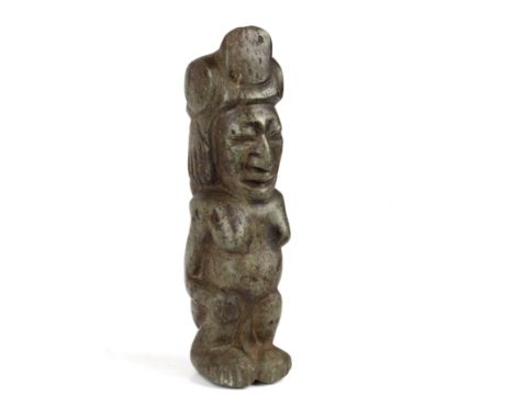 A south American soapstone sculpture 28cm high