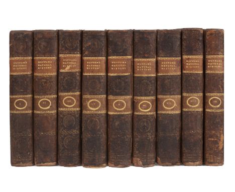 BUFFON (COUNT DE) Natural History General and Particular, William Smellie (Trans), 2nd Ed with frontispiece portrait and copp