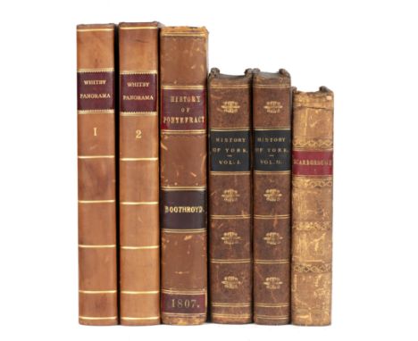 THE WHITBY PANORAMA and MONTHLY CHRONICLE vol 1 &amp; 2. (all published) R Rodgers Whitby 1827 4 to. with plates 1/2 calf reb