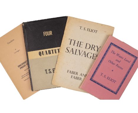 ELIOT (Thomas Stearns)'The Waste Land & Other Poems', 1st Ed. Faber, London 1940.plus, 'The Dry Salvages', 1st Ed in pamphlet