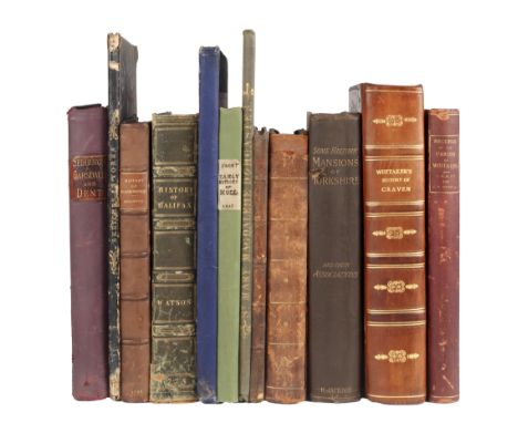 YORKSHIRE TOPOGRAPHY incl:- Whitaker (Thomas Dunham) The History and Antiquities of the Deanery of Craven in the County of Yo