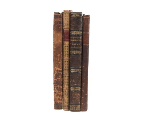 18th / 19th Century English Poetry:-Evans (John) THE BEES: A poem in four books… 1806/8 4to half calf, plus, YEARSLEY (Anne) 