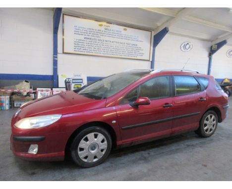 Make &amp; Model: Peugeot 407 SW S HDIDate of Reg: WB56 RRBColour: Redcc: 1560MoT: 09-01-2021Fuel Type: DIESELMileage: 111kTr