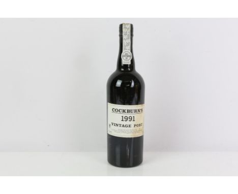 Cockburn,1991, Vintage Port, twelve bottles in wooden case (12)The following wines have been professionally cellared and most