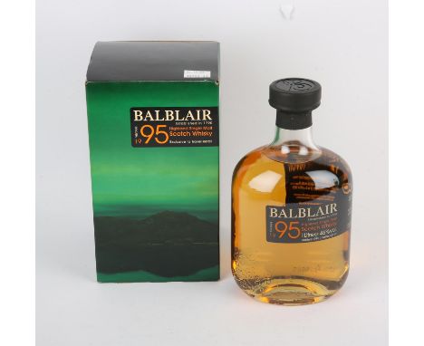 Balblair 1995 Vintage whisky, litre bottle in original carton
