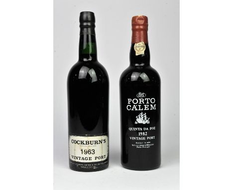 Cockburn vintage port 1963, Porto Calendar Quinta da Faz vintage port 1982 (2)