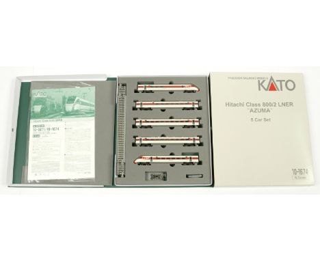 N Gauge Kato Hitachi Class 800/2 5-car LNER livery "Azuma" Overhead Electric EMU, condition Near Mint to Mint in Near Mint to