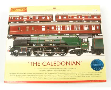 Hornby (China) R2306 (limited edition) "The Caledonian" Train pack containing 4-6-2 BR green Princess Coronation Class Loco N