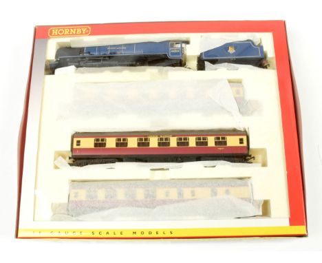 Hornby (China) R2303M (limited edition) "The Royal Scot" Train pack containing 4-6-2 BR blue  Princess Coronation Class Loco 