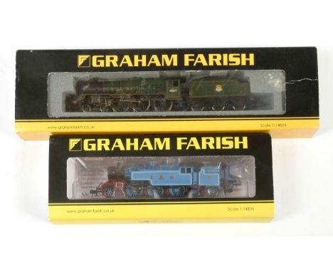 Graham Farish (by Bachmann) N Gauge Steam Locos comprising 372-750K (limited edition) 2-6-2 Caledonian Railway lined blue liv