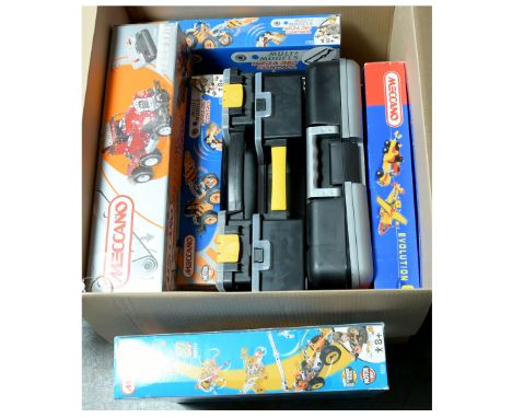 Meccano quantity of late issue items consisting of Design Radio Control Outfit Ref 8701, Multi Models Infrared Control Outfit