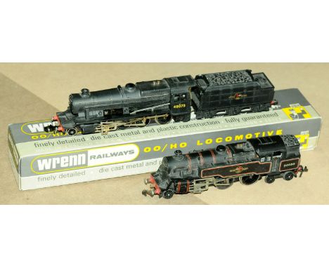 OO Gauge Locomotives consisting of Hornby Dublo 2 rail 2-6-4 Standard Tank no.80033 and  Wrenn 2-8-0 Freight Locomotive no.48