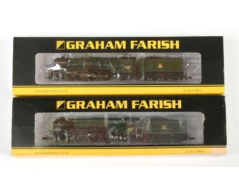 Graham Farish (by Bachmann) N Gauge BR green 4-6-2 Steam Locos comprising 372-802 A1 Class No.60147 "North Eastern" and 372-3
