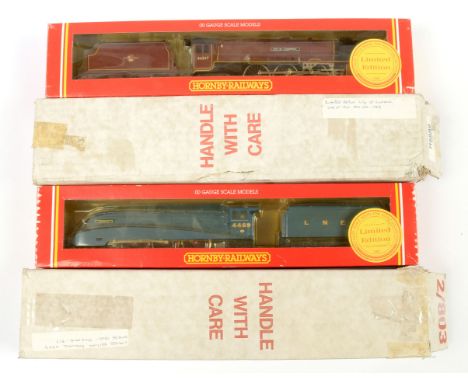 Hornby Railways limited edition Steam Locos comprising R376 4-6-2 LNER blue A4 Class No.4469 "Gadwall" complete with certific