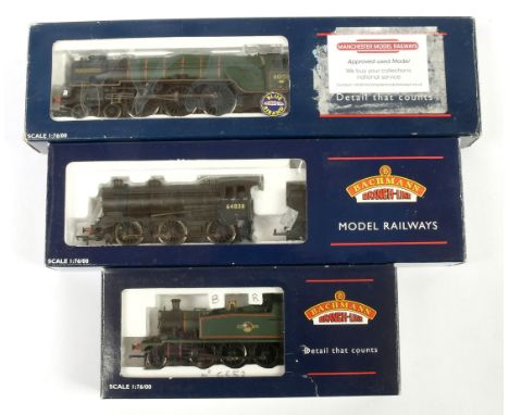 Bachmann OO Gauge BR Steam Locos comprising 31-865 0-6-0 unlined black J39 Class No.64838, 32-135Z 2-6-2 lined green 4575 Cla