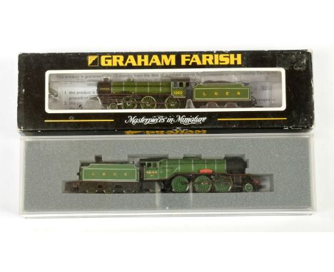 N Gauge Graham Farish (by Bachmann) LNER lined apple green Steam Locos comprising 372-075 4-6-0 B1 Class No.1000 "Springbok",
