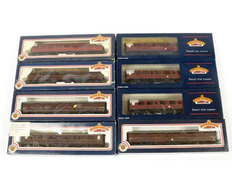 Bachmann OO Gauge Passenger Coaches comprising 6 x BR maroon Thompson style (34-478 1st Class, 34-428 Composite Brake, 2 x 59