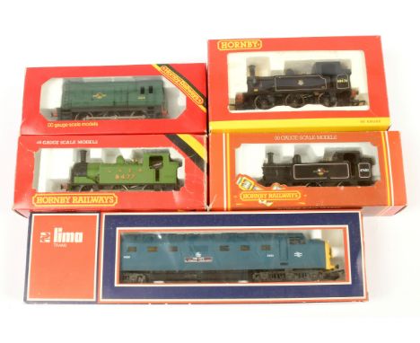 OO Gauge Steam and Diesel Locos comprising Hornby (China) R2384 0-6-0 BR lined black J83 Class Tank No.68474, Hornby Railways