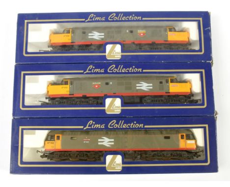 Lima OO Gauge limited edition Railfreight large logo grey livery Diesel Locos produced for the Macclesfield Model Railway Cen