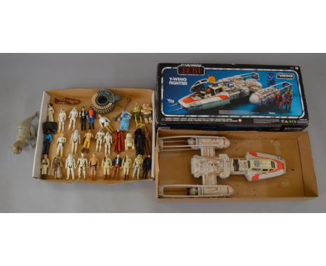A small quantity of loose Star Wars figures including some from ROTJ and the Empire Strikes Back  including Sy Snootles and t