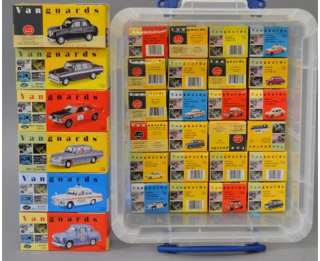 Thirty boxed Vangiards diecast model cars in 1:43 scale including VA55001 Ford Consul 3000GT. Models appear G+/VG in generall