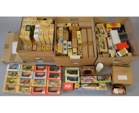 A good quantity of boxed smaller scale diecast models predominantly by Lledo with some examples by Oxford and Corgi, several 