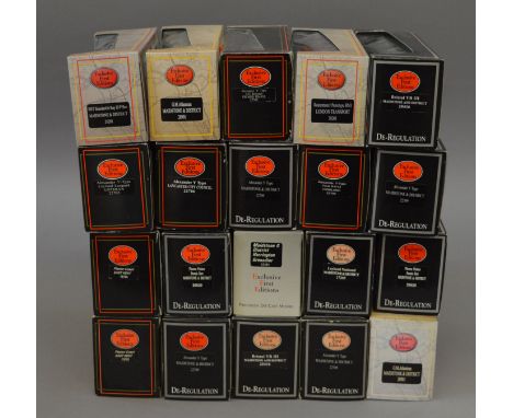 Twenty boxed diecast model Corgi Original Omnibus models in 1:76 scale. Models appear G+ in G boxes. (20)