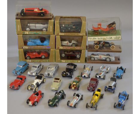 A quantity of Brumm diecast model vehicles, some boxed, including a number of 1:43 scale Racing Cars from various different e