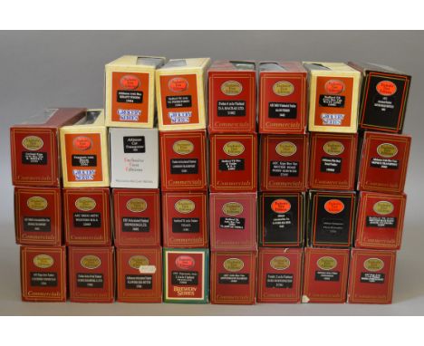 Thirty boxed EFE diecast truck models in 1:76 scale, including some from their 'Brewery' and 'Grocery' series. Models appear 