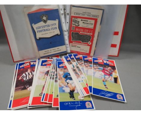 An album of vintage football programmes mainly from 1950's to include Stoke, Luton Town, Leicester City etc together with a c