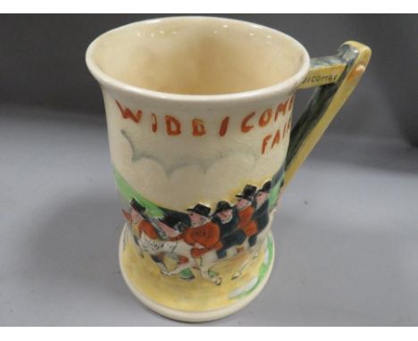 A Crown Devon Fielding's tanker Widdicombe Fair 