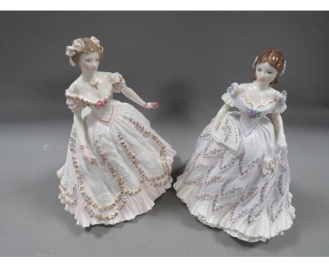Two Royal Worcester figurines comprising "Sweet Valentine" and "The Last Waltz" 