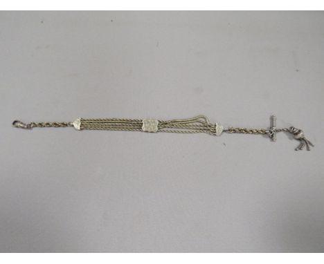 An antique ladies albertina watch chain 
