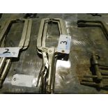 12" Bremen 10" clamps, (3).