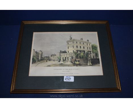 A Print of Cheltenham High Street entrance.