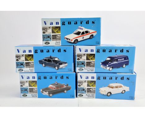 Corgi Vanguard Diecast comprising classic police car issues. M in Boxes. (5)