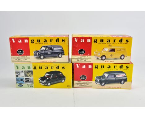 Corgi Vanguard Diecast comprising mini themed classic cars. M in Boxes. (4)