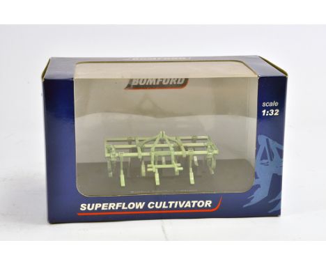 Universal Hobbies 1/32 Bomford Superflow Cultivator. M in Box (Some light smoke related staining to box). 