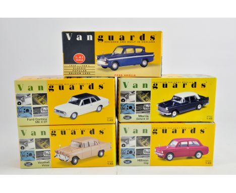 Corgi Vanguard Diecast comprising classic car issues. M in Boxes. (5)