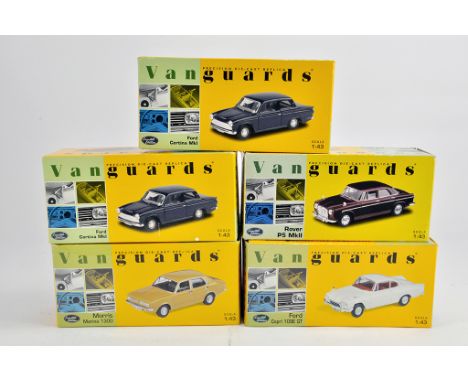 Corgi Vanguard Diecast comprising classic car issues. M in Boxes. (5)