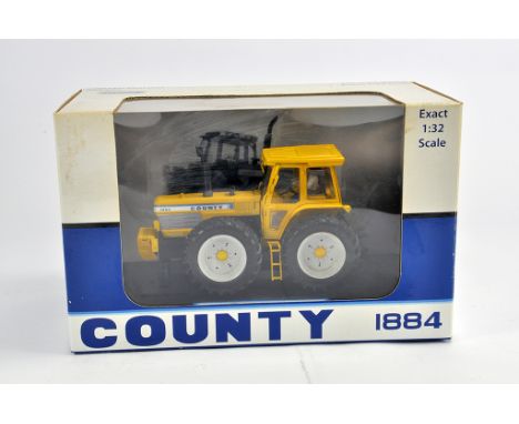 Scarce Universal Hobbies 1/32 County 1884 Tractor. Special Yellow Edition. Limited to 30. M in Box (Some light smoke related 