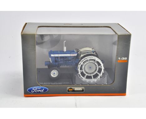 Universal Hobbies 1/32 Ford 5000 with Metal Wheels Tractor. M in Box (Some light smoke related staining to box). 